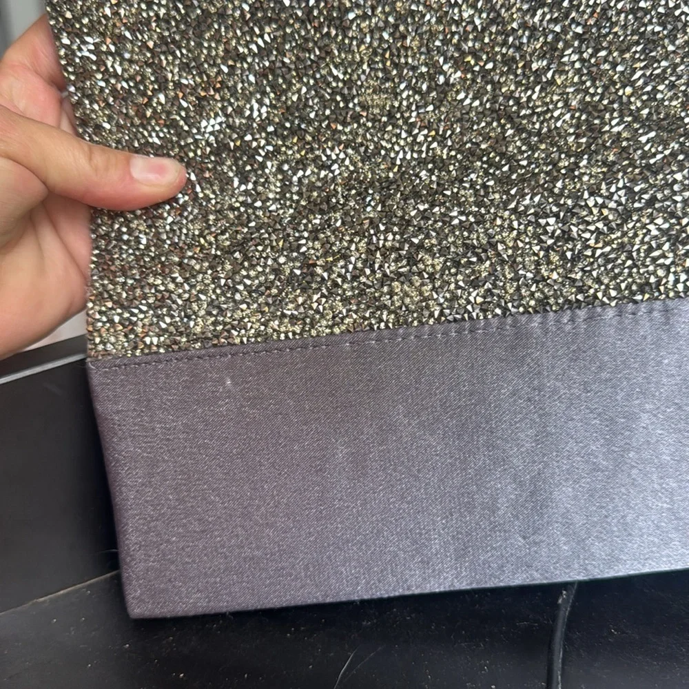 Sparkling Silver Clutch